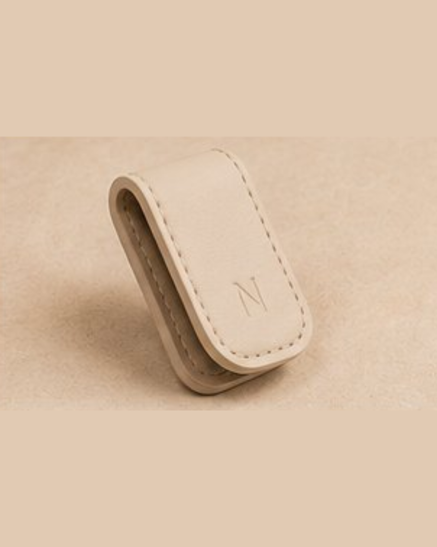 Magnetic Leather Money Clip