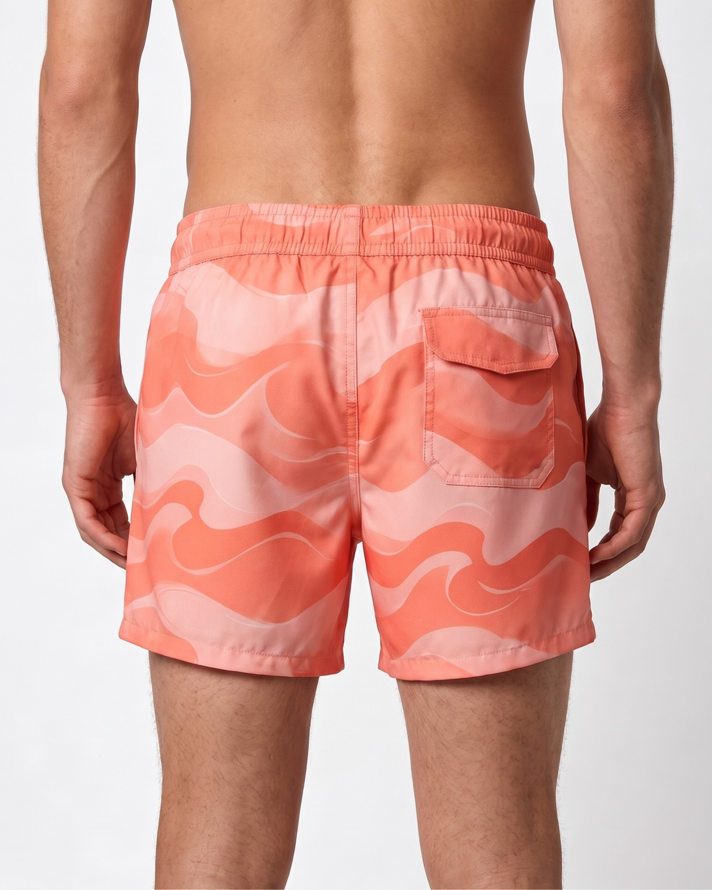 Coral Waveflow Chronos Swim Shorts